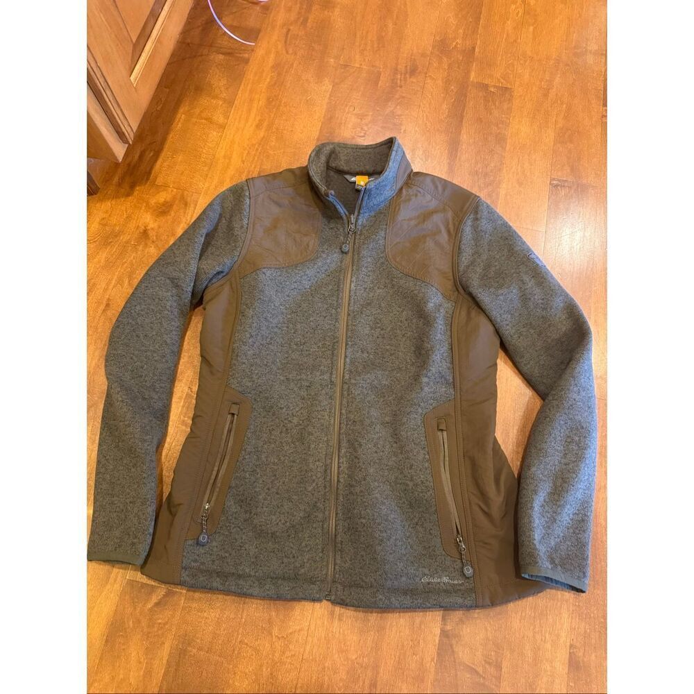 Woman’s new without tags, Eddie Bauer, fleece zipper jacket, size medium